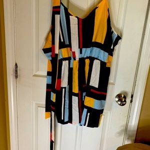 SHEIN curve multicolor romper 4x